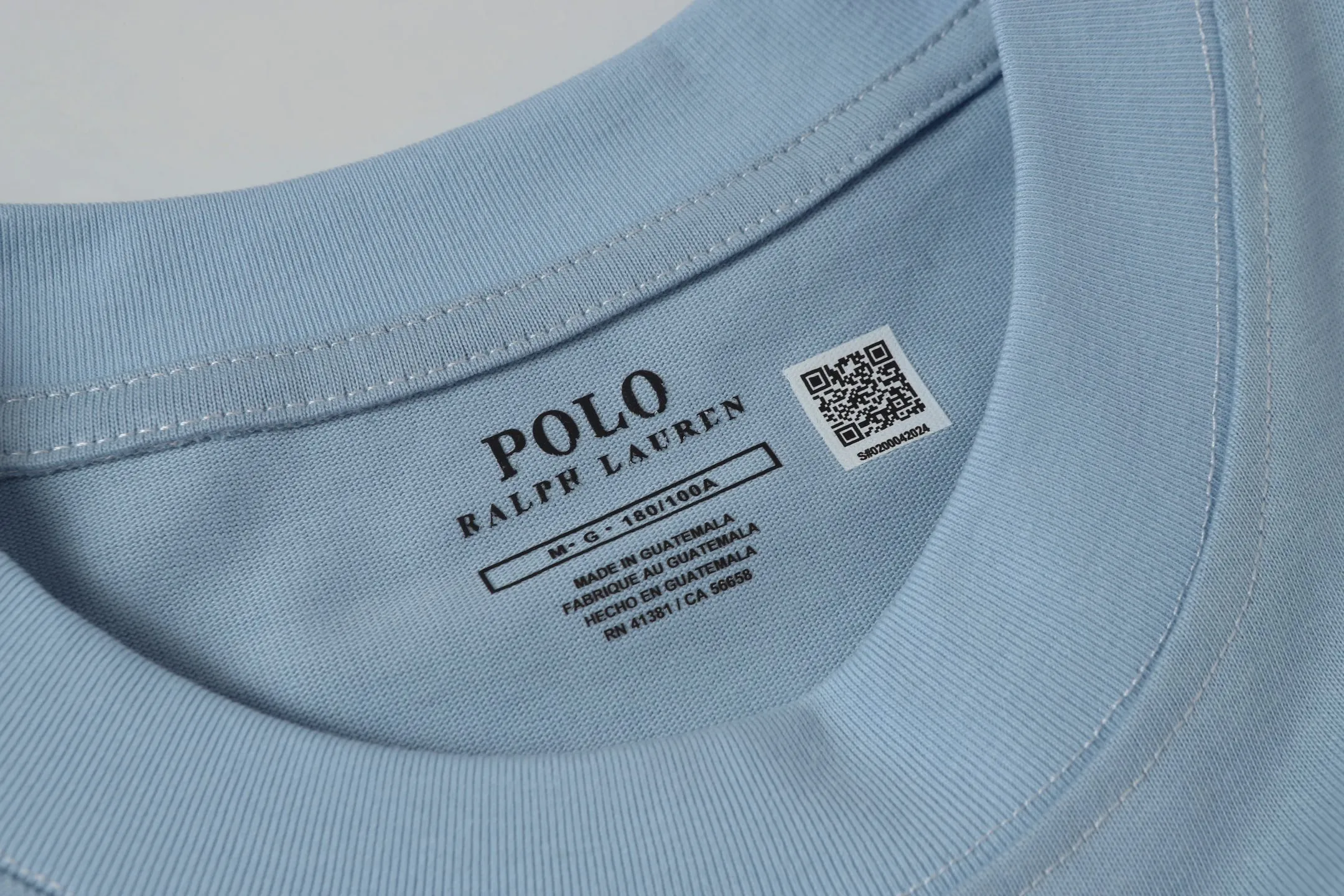 P114 Style number: A002 (no discount for running quantity) [Ralph Lauren round neck solid color pony embroidered logo pure cotton short sleeves] ✅270g double yarn fabric, custom woven and dyed threads ✅Original sticker Scan the QR code to enter the official website ✅Large version, loose and stylish, can wear up to 200 pounds Color: black white navy sky blue burgundy blue floral gray dark gray Size: S-XL